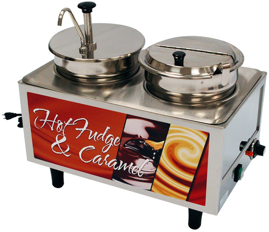Winco 51073H Benchmark Hot Fudge/Caramel Warmer 1-Pump