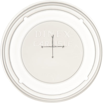 Dinex DX5900ST8714 Translucent Fenwick Tumbler Lid with Straw Slot (1000/cs)