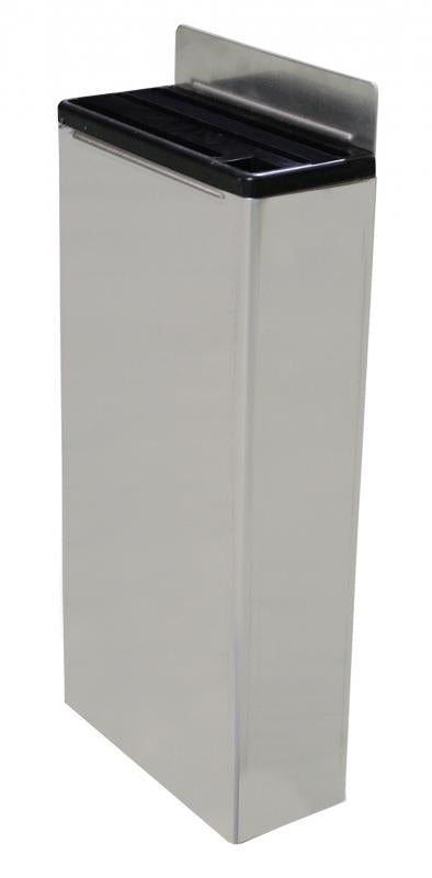 Omcan 12902 Extra Small Stainless Steel Knife Rack with Black Plastic Insert
