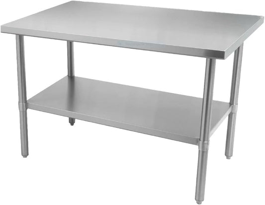 Thorinox DSST-2460-SS 24"x60" Stainless Steel Work Table with Stainless Steel Undershelf & Legs