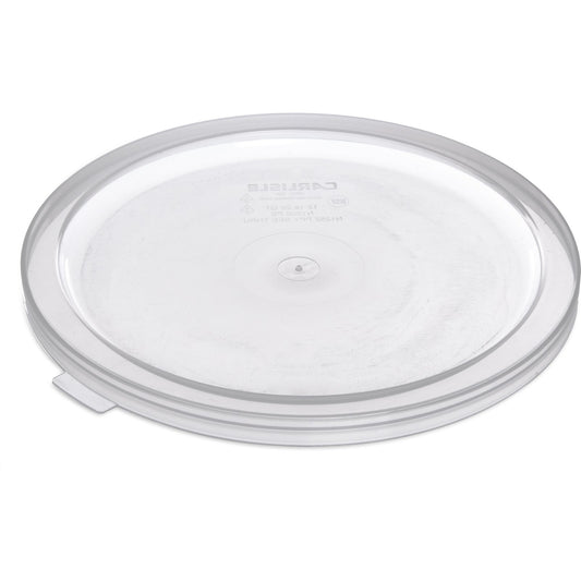 Carlisle 125230 12 - 22 Qt Translucent Polypropylene Bain Marie Food Storage Container Lid