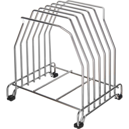 San Jamar KLRST Chrome Cut-N-Carry Cutting Board Rack