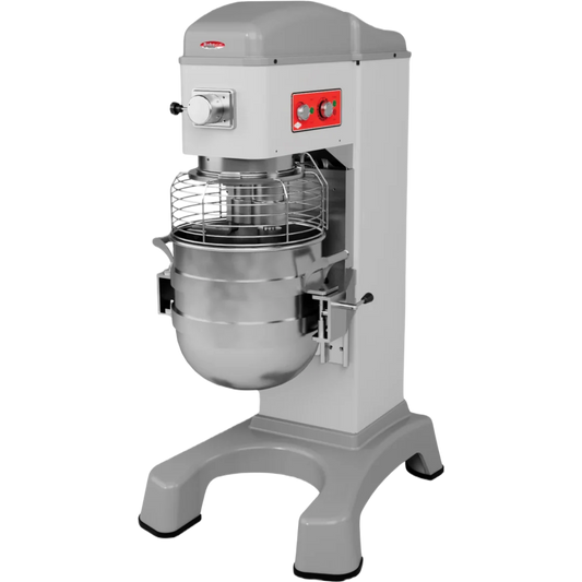BakeMax BMMK60 60 Quart Floor Model Euro-Style Planetary Mixer with Automatic Bowl Lift
