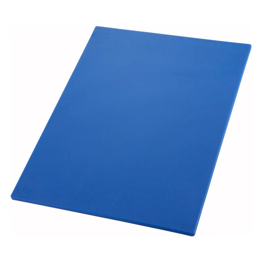 Winco CBBU-1824 18" x 24" x 1/2" Blue Cutting Board