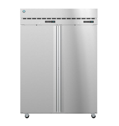 Hoshizaki DT2A-FS One Section Half Stainless Steel Doors with Lock Upright Dual Temp Refrigerator and Freezer