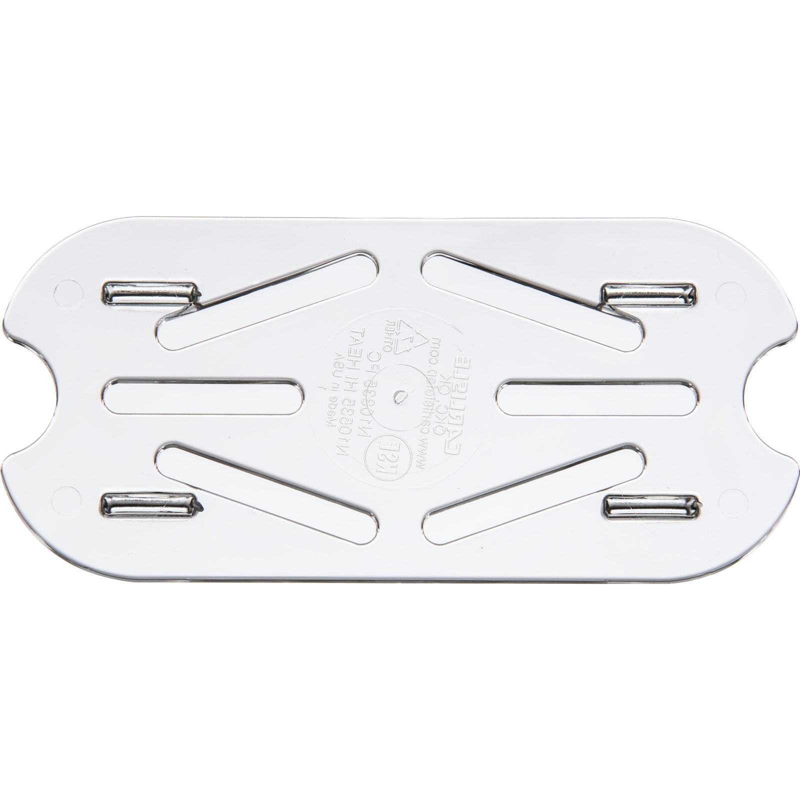 Carlisle 1033507 1/9 Size Clear Polycarbonate StorPlus Food Pan Drain Grate