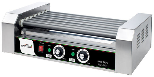 Winco EHDG-7R Spectrum 18 Hot Dog Roller, Non-Stick