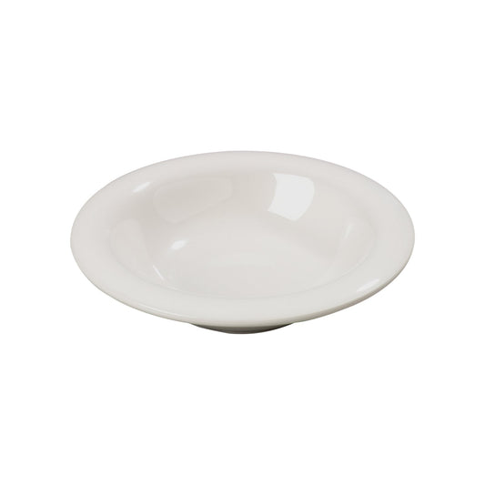 Carlisle 3304042 8 oz Bone Sierrus Melamine Rimmed Bowl
