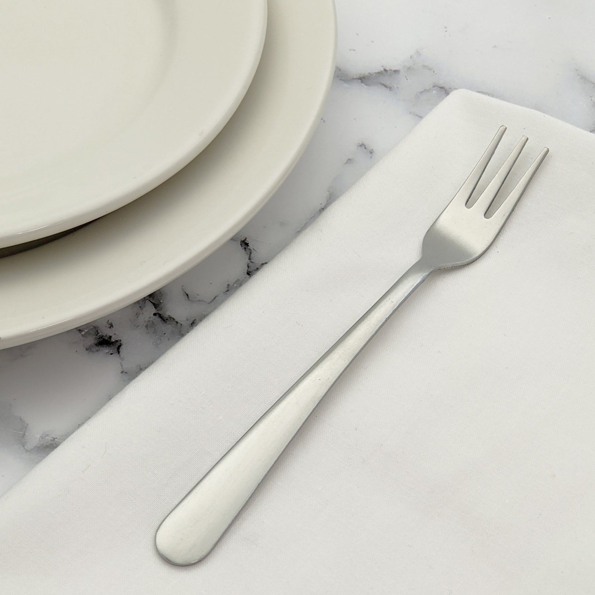 Winco 0002-07 Windsor Oyster Fork, 18/0 Medium Weight