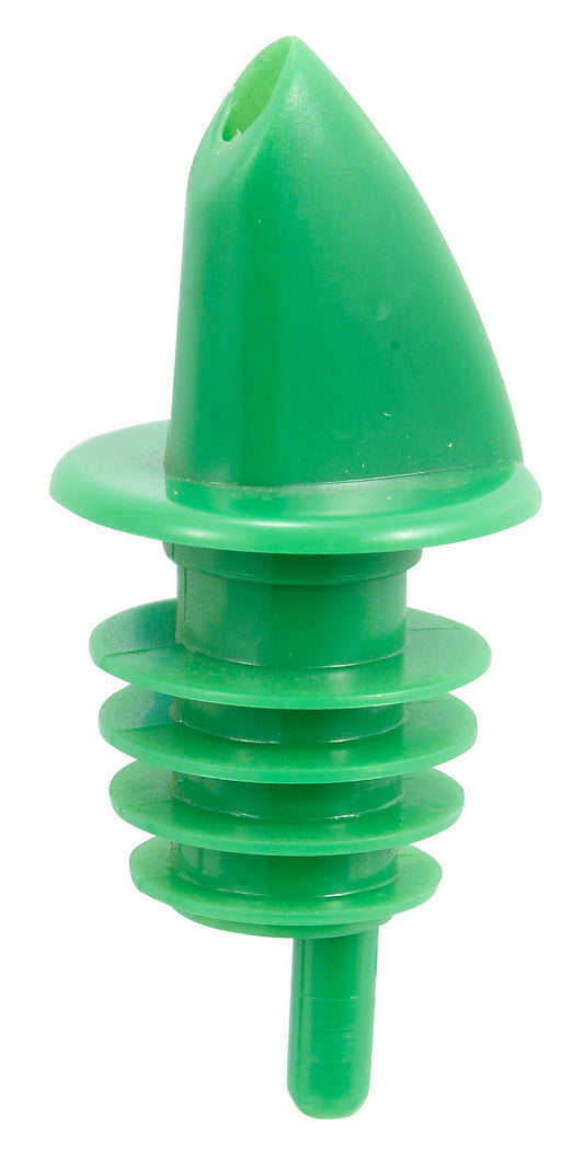Winco PPR-2G Green Free Flow Pourers