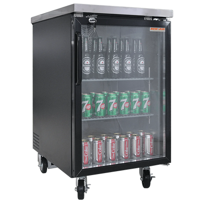 New Air NBB-23-SG 23" Glass Door Back Bar