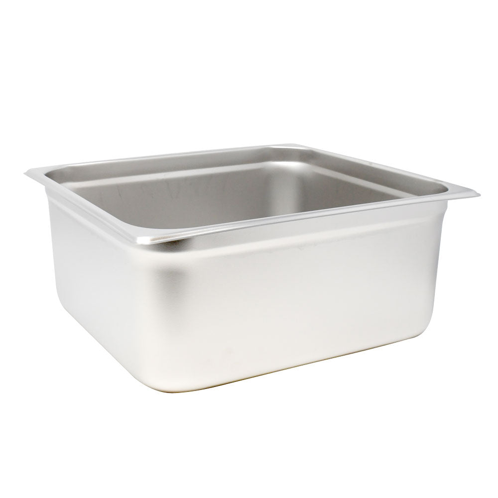 Omcan 80615 Two-Third-size Stainless Steel Anti-Jam Steam Table Pan - 6" Deep