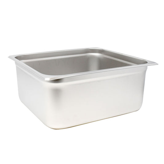 Omcan 80615 Two-Third-size Stainless Steel Anti-Jam Steam Table Pan - 6" Deep