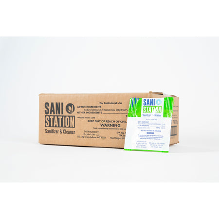 San Jamar SANIS05WS-100 Sanitizer Packets for 5" and 7.5" Sani Stations
