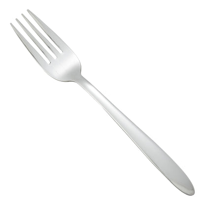 Winco 0019-05 Flute Dinner Fork, 18/0 Heavyweight