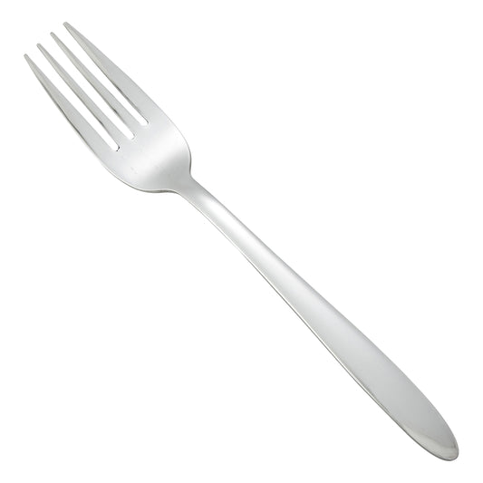 Winco 0019-05 Flute Dinner Fork, 18/0 Heavyweight