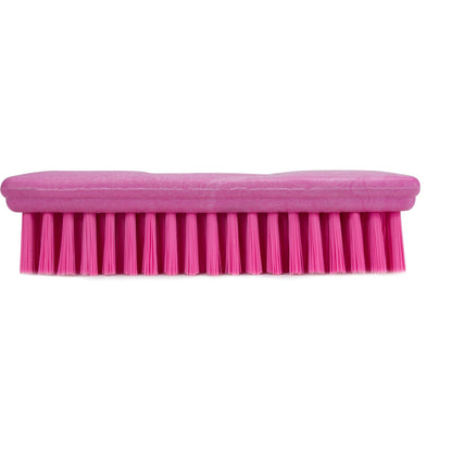Carlisle 42024EC26 8" Pink Comfort Grip Hand Scrub Brush