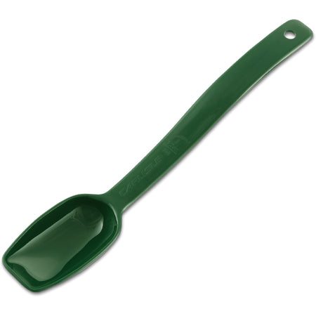 Carlisle 446008 0.5 oz 9" Forest Green Polycarbonate Solid Spoon