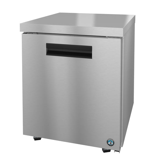 Hoshizaki UF27B-LP One Section Stainless Doors Undercounter Freezer
