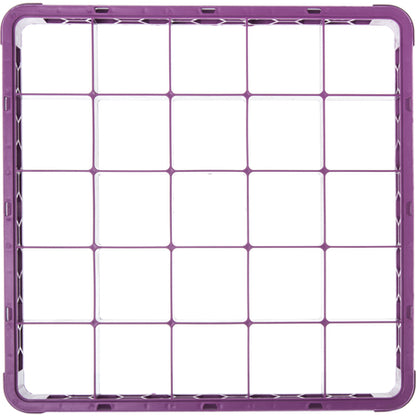 Carlisle RE25C89 Lavender 25-Compartment Polypropylene OptiClean Divided Glass Rack Extender 1.78"