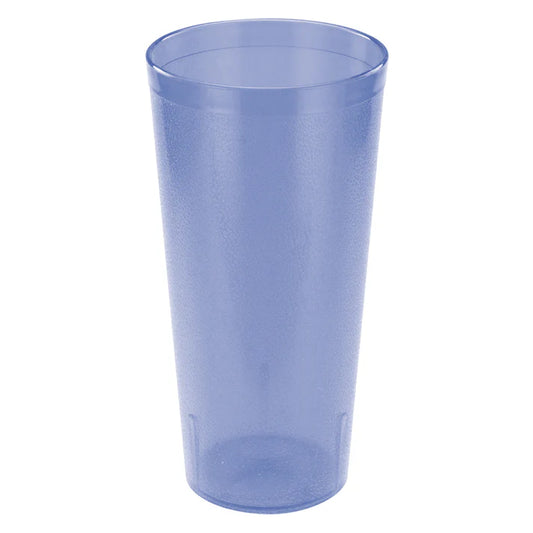 Winco PTP-20B 20 oz. Blue Pebbled Tumblers