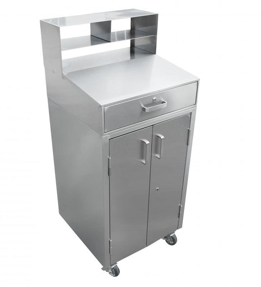 Omcan 43470 24" Stainless Steel Mobile Receiving Desk