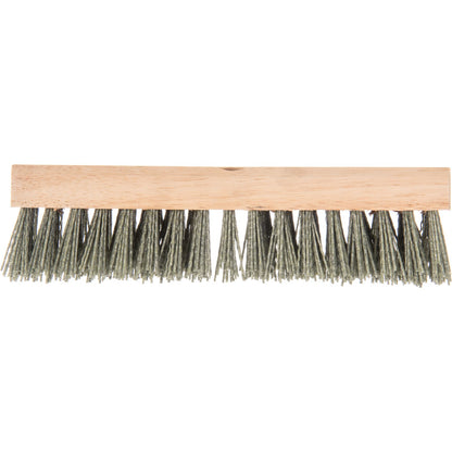 Carlisle 3619100 10" Tan Silicone Flo-Pac Carbide Impregnated Nylon Deck Scrub