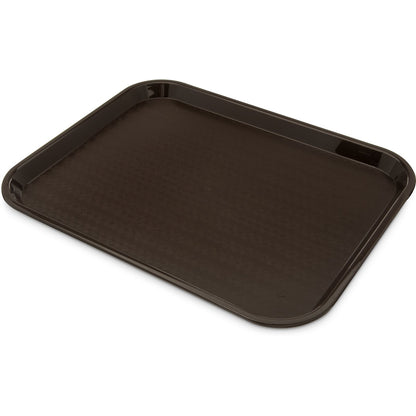 Carlisle CT141869 14" x 18" Chocolate Cafe Fast Food Cafeteria Tray