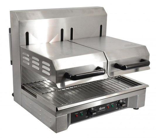 Omcan 39582 Double Stainless Steel Adjustable Salamander