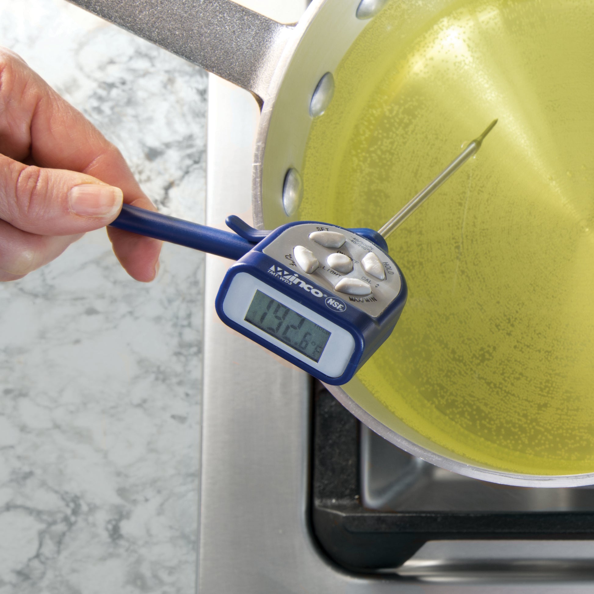 Winco TMT-WD3 Waterproof Digital Pocket Thermometer