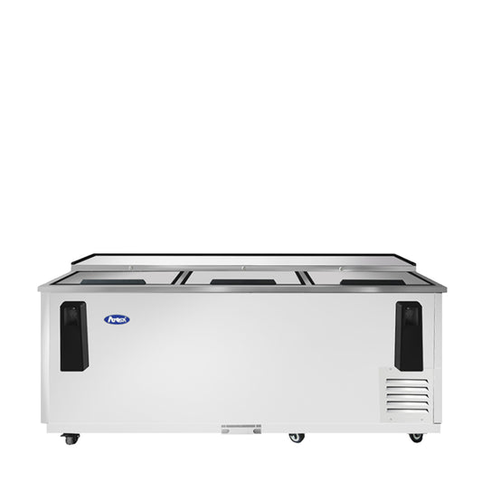 Atosa MBC80GR 21.2 cu. ft. 80" Stainless Steel Exterior Bottle Cooler