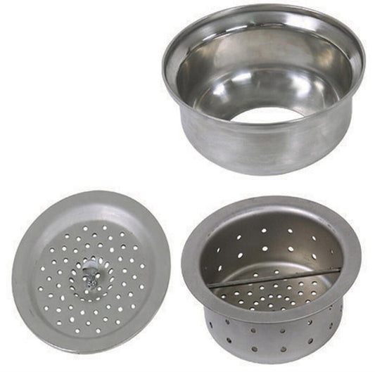 BK Resources BK-TBDA Stainless Steel Floor Drain Bowl Kit