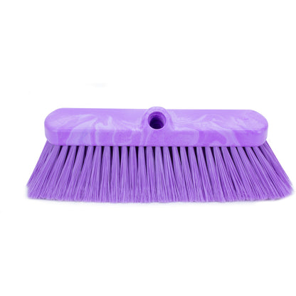 Carlisle 41278EC68 10" Purple Color Coded Flo-Thru Wall & Equipment Brush