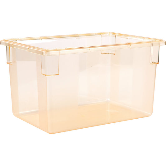 Carlisle 10624C22 21.5 gal Yellow Polycarbonate StorPlus Color-Coded Food Storage Container
