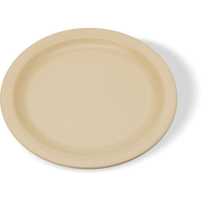 Carlisle KL20425 6.5" Tan Kingline Melamine Pie Plate