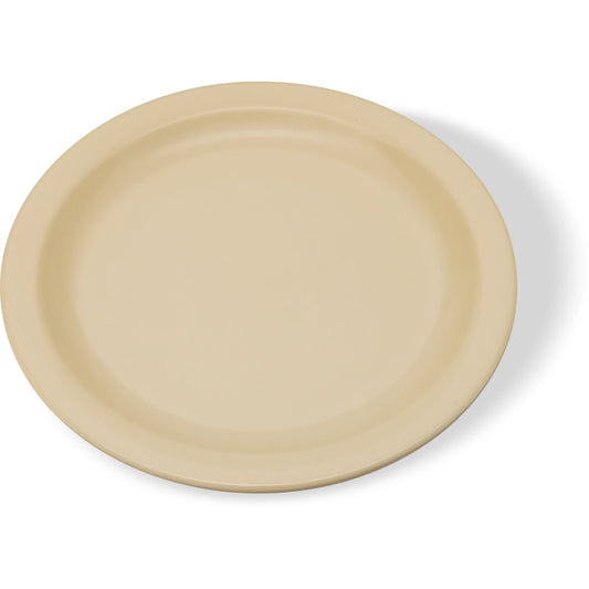 Carlisle KL20425 6.5" Tan Kingline Melamine Pie Plate