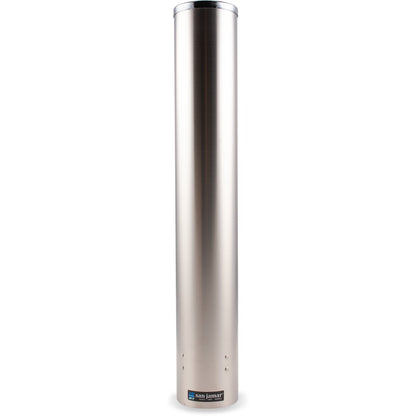 San Jamar C4200PF 23.5" Small Stainless Steel Pull-Type Foam Cup Dispenser