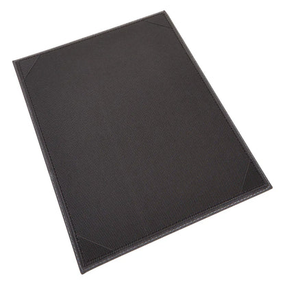Winco LMS-811GY Gray Single View Menu Cover For 8-1/2 X 11" Inserts
