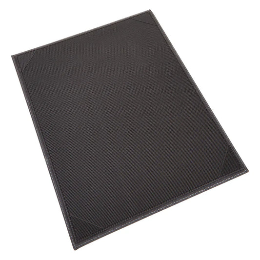 Winco LMS-811GY Gray Single View Menu Cover For 8-1/2 X 11" Inserts