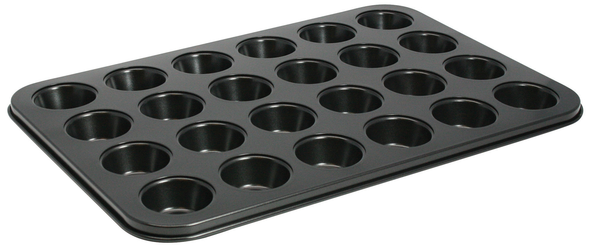 Winco AMF-24MNS 1-1/2 oz. Carbon Steel 24 Cup Mini Muffin Pan, Non-stick