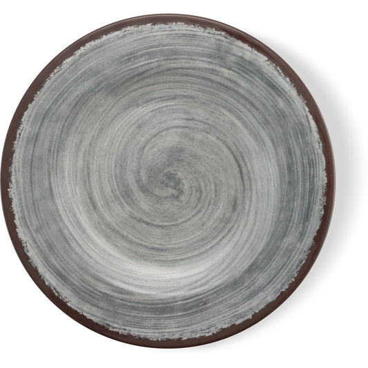 Carlisle 5400218 9" Smoke Mingle Melamine Dinner Plate