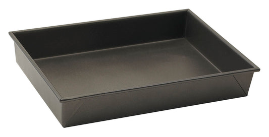 Winco HRCP-1309 13" x 9" x 2-1/4" Rectangular Aluminized Steel Cake Pan