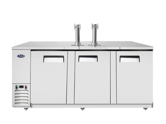 Atosa MKC90GR 90" Triple Stainless Steel Draft Beer Coolers