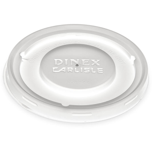 Dinex DX30008714 3.5" Translucent Turnbury Mug & Bowl Lid (1500/cs)