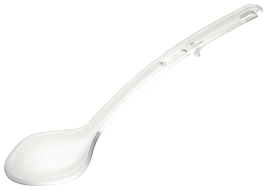 Winco CVSS-13C 13" Clear Curved Polycarbonate Serving Spoon