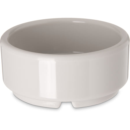 Carlisle 41042 2 oz Bone Straight-Sided Melamine Ramekin