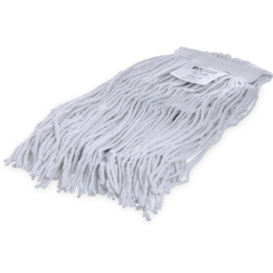 Carlisle 369066B00 #16 White Rayon Flo-Pac #16 4-Ply Rayonic/End Wet Mop