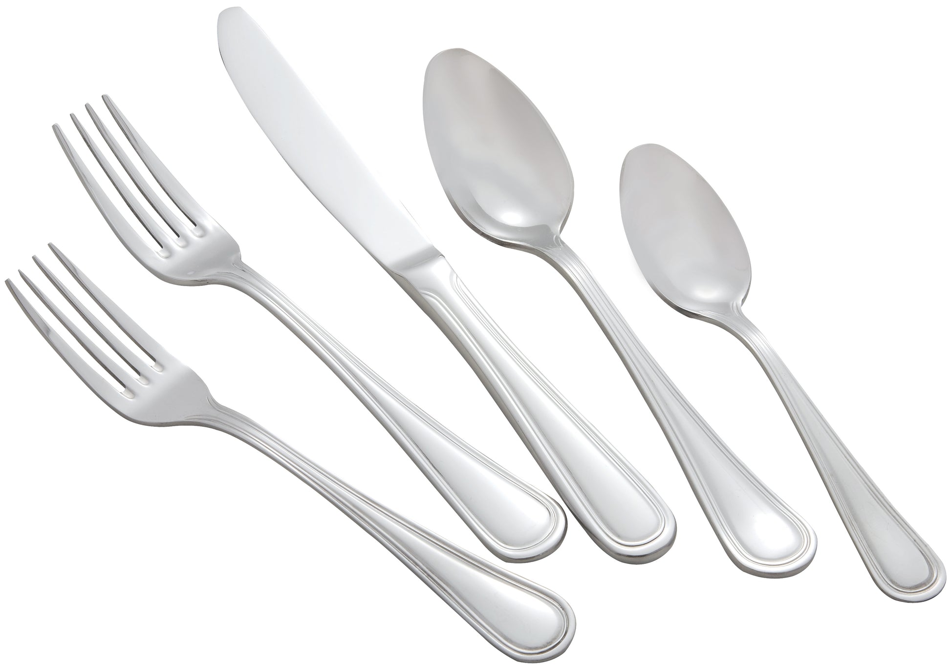 Winco 0021-01 Continental Teaspoon, 18/0 Extra Heavyweight