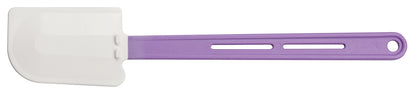 Winco PSH-14P 14" Purple Flat Blade Silicone Scraper, Heat Resistant