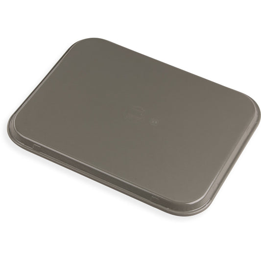 Carlisle DXSMC1418NSM23 14" x 18" Gray Fiberglass Glasteel Marble Non-Skid Tray